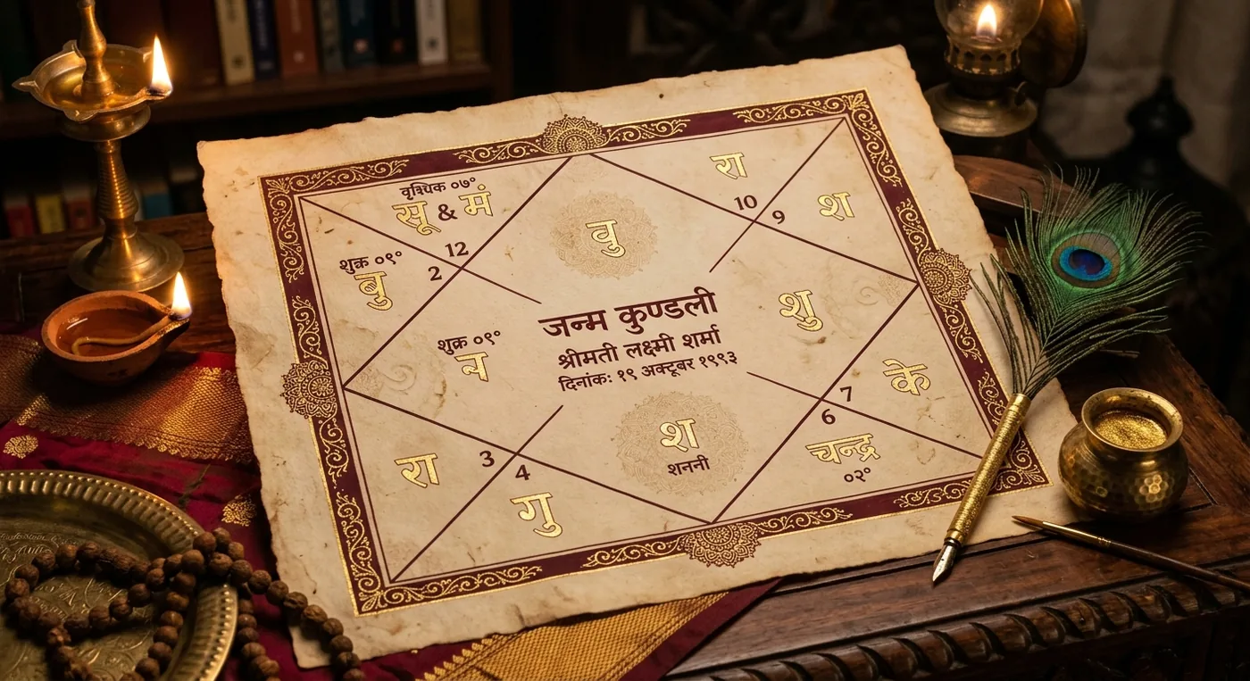 Vedic birth chart